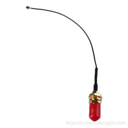 SMA Female to I-PEX 0.81 III, 0.81mm black cable, L=100mmNew